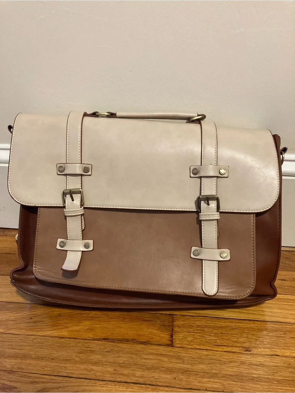 Ecosusi | Vegan Leather Briefcase/Backpack Laptop Bag